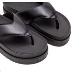 Chinelo De Dedo FlatForm Preta Maisa P002