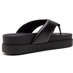 Chinelo De Dedo FlatForm Preta Maisa P002