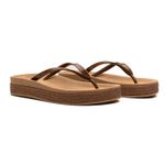 SANDÁLIA CHINELO DE CORDA FEMININO GABANA 02 CARAMELO