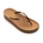 SANDÁLIA CHINELO DE CORDA FEMININO GABANA 02 CARAMELO