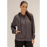 Jaqueta Corta Vento Feminina Classic Grafite
