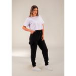  Calça Cargo Feminina Dulk Preta