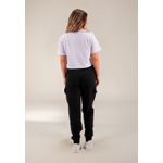  Calça Cargo Feminina Dulk Preta