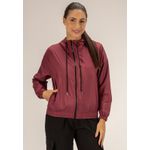 Jaqueta Corta Vento Feminina Classic Bordô