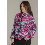 Jaqueta Corta Vento Feminina Classic Camuflado Neon Dulk