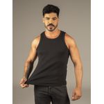 Camiseta Regata Preta Canelada Dulk