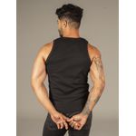Camiseta Regata Preta Canelada Dulk