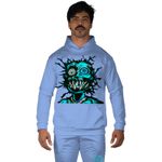 Conjunto Moletom Zumbi Azul Dulk