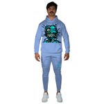 Conjunto Moletom Zumbi Azul Dulk