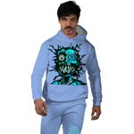 Conjunto Moletom Zumbi Azul Dulk