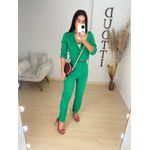 Blazer cropped alfaiataria verde