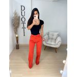 Wide leg sarja laranja