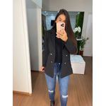Blazer preto forrado 
