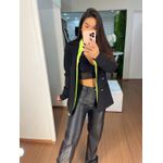 Blazer preto forrado 