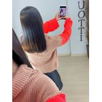 Tricot Melissa bege/rosa