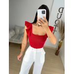 Cropped Antônia vermelho