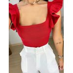 Cropped Antônia vermelho