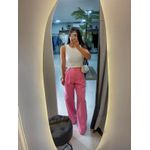 Calça alfaiataria Lauren rosa