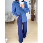 Calça alfaiataria risca de giz