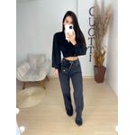 Cropped Estela preto