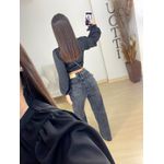 Cropped Estela preto