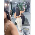 Vestido linho cru