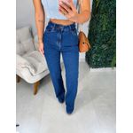 Wide leg elastano escura