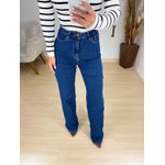 Wide leg elastano escura