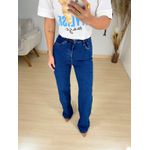Wide leg elastano escura