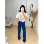Wide leg elastano escura