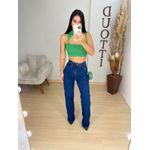 Wide leg elastano escura