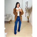 Wide leg elastano escura