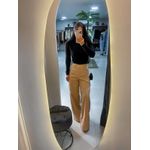 Calça alfaiataria Monalisa bege