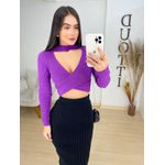 Tricot Jade roxo