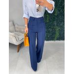 Calça alfaiataria Monalisa azul