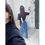 Calça jeans risca de giz