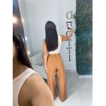Calça alfaiataria Monalisa marrom