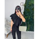 Blusa babado preta
