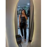 Blusa xadrez verde floresta