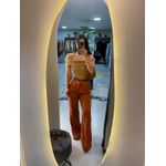 Blusa ombro a ombro camelo