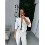 Blazer alfaiataria Maria branco