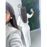 Blazer alfaiataria Maria branco