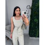 Conjunto alfaiataria Mica areia 