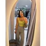 Calça alfaiataria Liza cinza