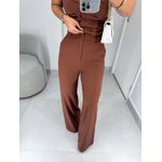 Conjunto alfaiataria Sophia marrom