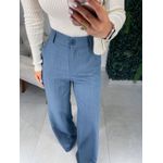 Calça alfaiataria azul