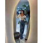 Calça alfaiataria azul