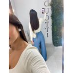 Calça alfaiataria azul