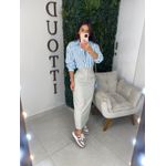 Camisa listrada azul
