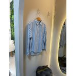 Camisa listrada azul